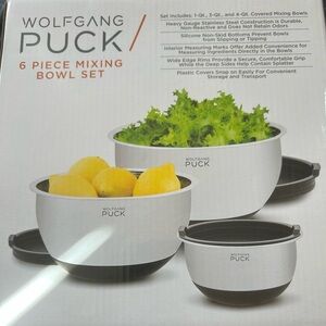 White Mixing Bowl Set - 6 Piece